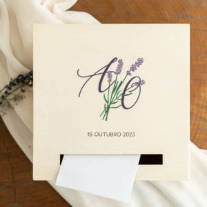 Caixa Envelopes Prenda Casamento