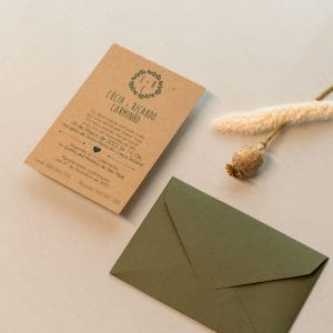 Convite Casamento Envelope Simples