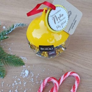 Bola Natal Personalizada Chocolates-Licor